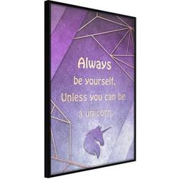 Arkiio Affisch Be Yourself [Poster] 20x30 Poster